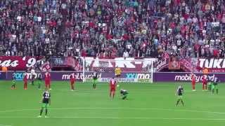 Fc Twente  Feyenoord 31814 De gemiste penalty van Feyenoord met de explosie aan emotie [upl. by Samala329]