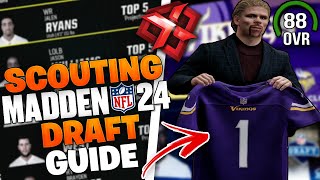 Madden 24 Scouting amp Drafting Guide  Madden 24 Franchise Tips [upl. by Beane618]