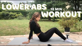 LOWER ABS BURNER  10 MIN HOME WORKOUT [upl. by Cath]