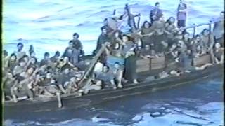 Canadian Navy Vietnam Boat People Rescue 1990 [upl. by Millard275]