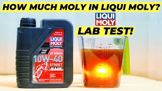 LIQUIMOLY ENGINE OIL LAB TEST REVIEW LIQUI MOLY STREET RACE SYNTHETIC ENGINE OIL TVS APACHE RTR [upl. by Kirad]