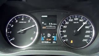 Mitsubishi Outlander 20 MIVEC CVT 150 KM  acceleration 0160 kmh [upl. by Deden]