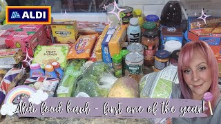 WEEKLY FOOD SHOP FOR FAMILY OF 3  FIRST ALDI HAUL OF THE YEAR [upl. by Asille]