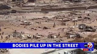 The flood death toll in Libya rises [upl. by Rox]