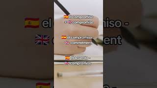 False cognates part 4 ✨ spanishforbeginners spanishforeveryone [upl. by Neeluqcaj]