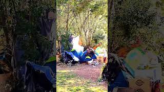 A hidden homeless tent shortsvedio sydney nsw australia [upl. by Ajar900]