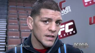 UFC 143s Nick Diaz Wants To See Proof Of GSPs Injury [upl. by Joung548]