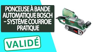 Avis Ponceuse à bande avec système de courroie automatique Bosch [upl. by Anoik]