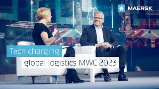 Tech charging global logistics with Maersk CEO Vincent Clerc  MWC 2023 [upl. by Arednaxela781]