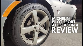 Michelin Pilot Sport All Season 4 Tire Review [upl. by Zonnya]