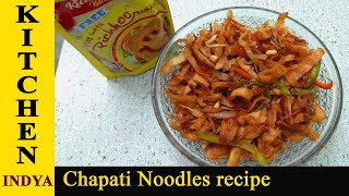 Chapati Noodles  chapathi noodles recipe with rotimatic roti machine [upl. by Naujtna335]