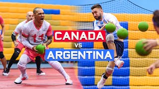 Canada vs Argentina Match Highlights  2019 World Dodgeball Championships  Day 2 [upl. by Acireh189]