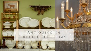 First Timer Antiquing in Round Top Texas  The World Largest Flea Market [upl. by Auhesoj546]