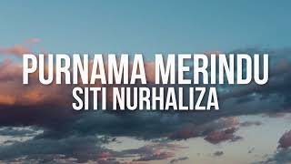 Siti Nurhaliza  Purnama Merindu（Lirik Video [upl. by Adnowat]