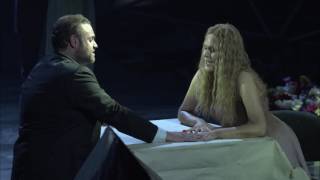 Kristine Opolais and Joseph Calleja sing quotLontano Lontanoquot from MEFISTOFELE [upl. by Anemolif]