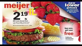 meijer weekly ad illinois August 12  16 2017 Meijer ad IL [upl. by Maurine57]