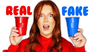 REAL VS FAKE Alcohol Taste Test [upl. by Eintihw79]