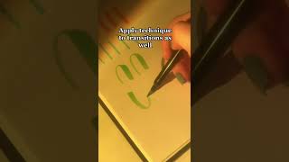 how to do calligraphy with brush pens for complete beginners [upl. by Assirrem]