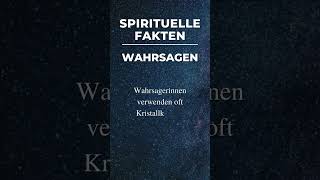 Spirituelle Fakten über Wahrsagen [upl. by Yddor388]