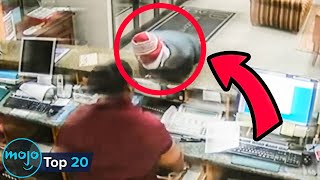 Top 20 Robbery FAILS Caught On Camera [upl. by Ardra461]