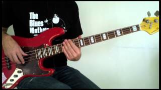 L338 Bass groove and pentatonic fill in C  MarloweDK signature bass demo  FREE PDF [upl. by Adnek]