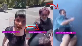 Group Of Women Hit Man Then Get Floored [upl. by Nahtad777]