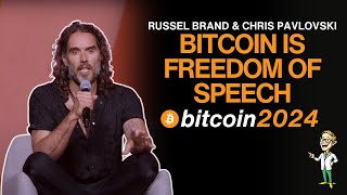 Russell Brand amp Rumble CEO Chris Pavlovski Bitcoin Is Freedom of Speech 2024 highlights [upl. by Leahciam367]