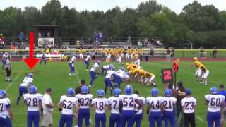 Troy Gates 2 Gouverneur NY High School WR Highlights [upl. by Pliske820]