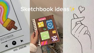 easy aesthetic sketchbook ideas ♥️ TikTok compilation ♥️ easy art ideas for when you’re bored [upl. by Schriever]