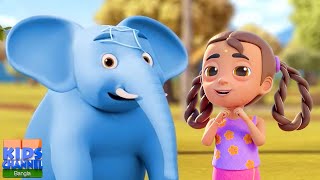 Ek Mota Hathi Bengali Song একটি বড় হাতি Kids Channel Bangla Cartoon Rhymes for Children [upl. by Evangeline]