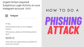 How Hackers do Phishing Attacks to hack your accounts [upl. by Anitrebla596]