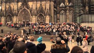 COLOGNE CHRISTMAS MEDLEY FLASHMOB [upl. by Ludie]