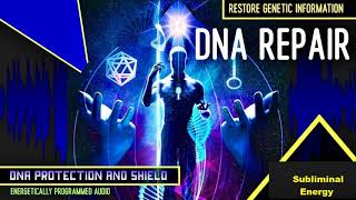 FULL DNA Repair amp Stimulation  Healing Miracle Tone Subliminal Energy [upl. by Ebehp]