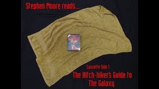 Stephen Moore Reads The Hitchhikers Guide to the Galaxy  Cassette Side 1 [upl. by Aicilav]