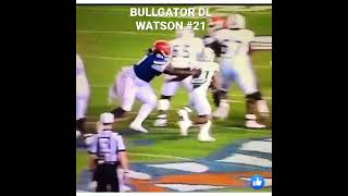 DL BULLGATOR  Desmond Watson 21 PERFORMING A DEATH ROLL ON USF Enter at your own risk ⛔️ ⚠️ [upl. by Eidob5]