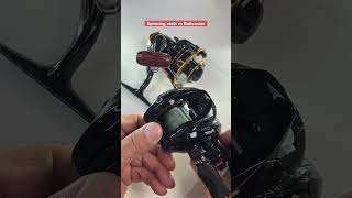 Baitcaster fishing Reel Vs Spinning Fishing Reel fishing bass fishingvideo fishingvideo [upl. by Teddi]