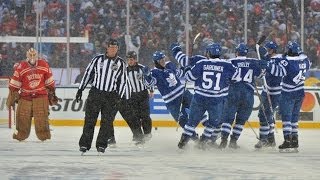 Winter Classic Shootout Maple Leafs vs Red Wings [upl. by Benita]