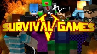 Minecraft Survival Games 5 ft YouTubers [upl. by Lairret]