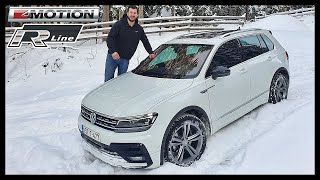 TEST 4MOTIONA NA SNIJEGU  VOLKSWAGEN TIGUAN 20 TDI RLine [upl. by Ieppet]