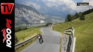 Motorradurlaub  Der Ötzirider Motorradstrassen zu Gast bei starken Typen [upl. by Solana]