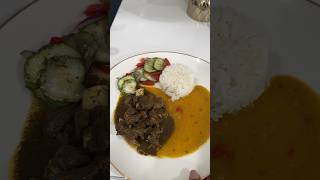 Curry Goat curryrecipe trinidadfood currygoat quickdinnerideas foodshorts [upl. by Anayi]