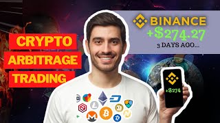 This Crypto Arbitrage Trading Strategy Makes 274 In 3Days Using Binance [upl. by Tanaka]