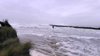 Sneaker wave south of Coos Bay Caught on camera [upl. by Tayyebeb]