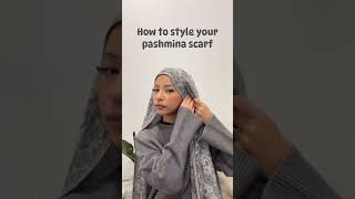 Pashmina Hijab Tutorial [upl. by Swagerty]