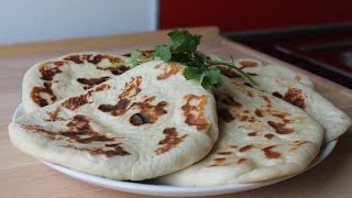 Indisches Naan Brot Selber Machen  Homemade Indian Naan Bread  ENG SUBS [upl. by Kenrick923]