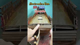 How to make a Vasa Ship EP589 เรือจำลอง shipmodel shorts [upl. by Aihsal]