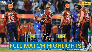 MI vs SRH Full Match Highlights Mumbai Indians Vs Sunrisers Hyderabad Match Scorecard I IPL 2024 [upl. by Dave]