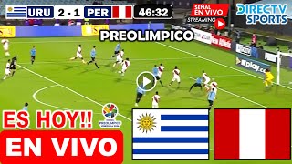 Uruguay vs Peru EN VIVO donde ver y a que hora juega uruguay vs peru Preolimpico 2024 sub 23 partido [upl. by Coucher]