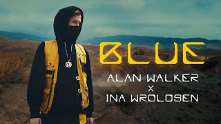 Alan Walker amp Ina Wroldsen  Blue Official Lyric Video [upl. by Hannahoj775]