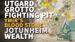 Utgard Grotto Wealth Chest Assassins Creed Valhalla Jotunheim Fighting Pit [upl. by Dammahum]